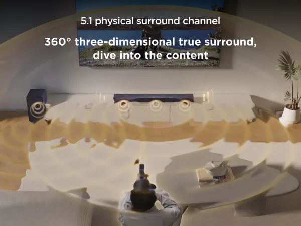 TCL Q65H 5.1 soundbar with Dolby Atmos & Ray Danz technologies - Black_sound