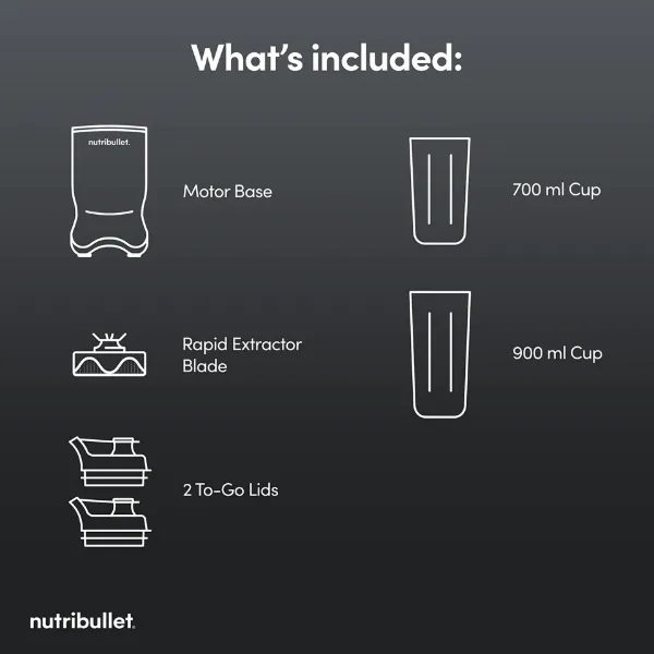 Nutribullet 02776 (NB-500) McLaren Mastercard F1 Team Ultra 1200 - Grey_contents