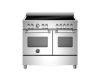Bertazzoni MAS105I2EXC2 Master 100cm Double Induction Range Cooker in Stainless Steel