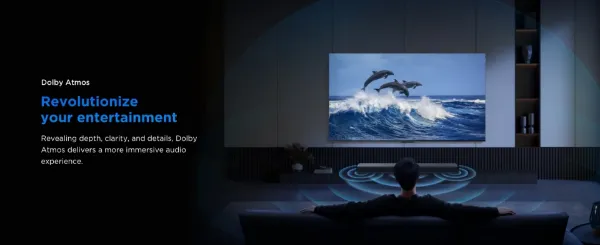 TCL S45H 2.0chPro All-in-One Deep Bass Soundbar - Dark Titanium_room view