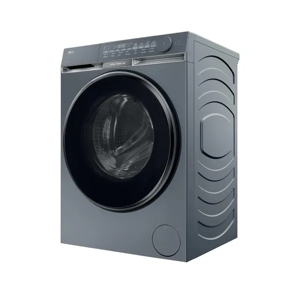 Haier HW100-B14387GUUK X9 Washing Machine - Graphite - 10KG_side