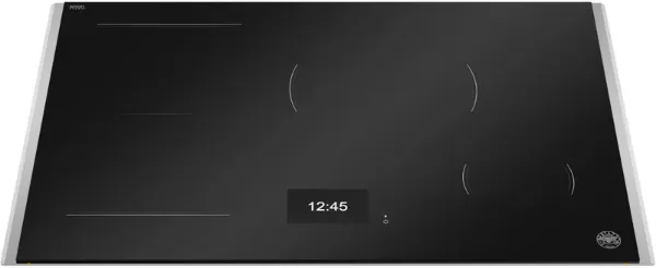 Bertazzoni P784I1M37XT Modern Series 78cm 4 Zone Induction Hob in Black with Stainless Steel Trim