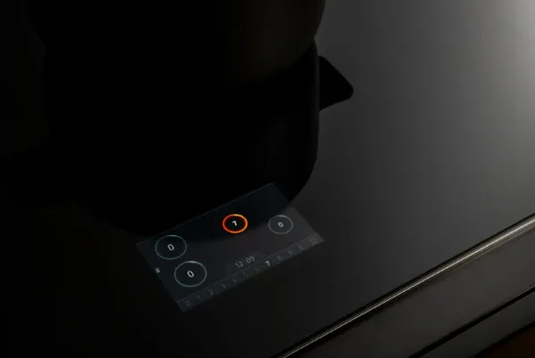 Bertazzoni P784I1M37XT Modern Series 78cm 4 Zone Induction Hob in Black with Stainless Steel Trim