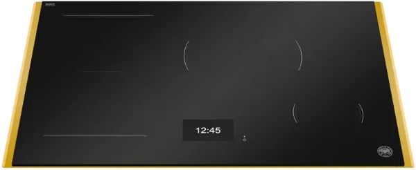 Bertazzoni P784I1M37GT Modern Series 78cm 4 Zone Induction Hob in Black with Gold Trim