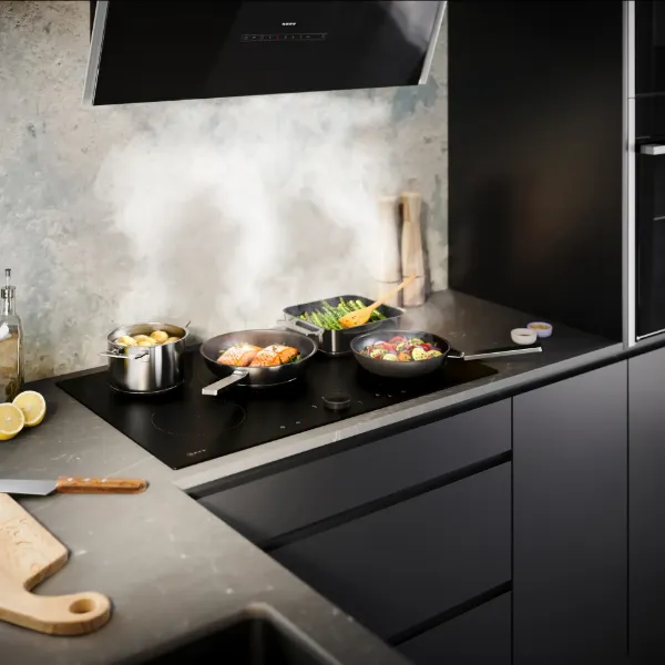 Neff T68NUV4A0 N 90 80cm Induction Hob in Matt black