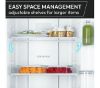 Hoover HOCH1S513EWK-1 Low Frost Fridge Freezer, 50/50, White, E Rated_space