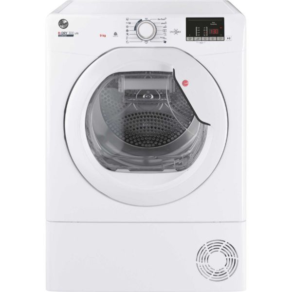 Hoover HLE C9DE-80 9kg Smart Condenser Tumble Dryer - White_main