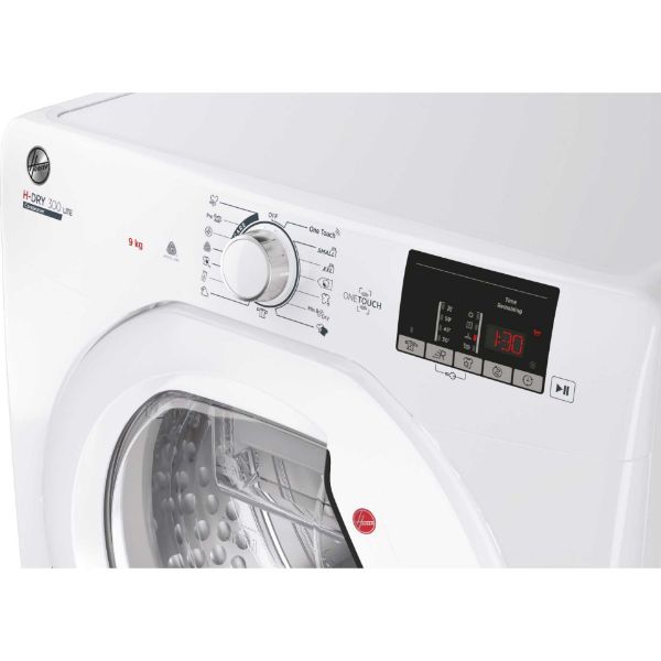 Hoover HLE C9DE-80 9kg Smart Condenser Tumble Dryer - White_detail