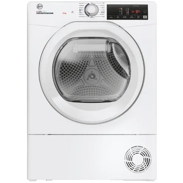 Hoover HRE C9TE-80 Condenser Tumble Dryer, 9kg, White, B Rated_main