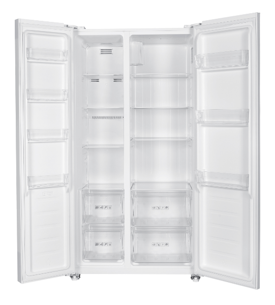 IKSBS442WH Side-by-Side Fridge Freezer – White_open