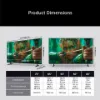 Sony K50S25M2PB.UKA 50" 4K BRAVIA 2 II Direct LED Google TV_dimensions