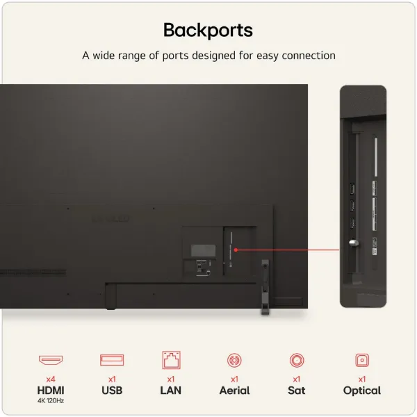 LG OLED83B6ELB.AEK 83" 4K OLED AI Smart TV_backports