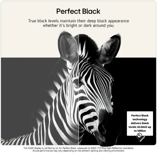 LG OLED83B6ELB.AEK 83" 4K OLED AI Smart TV_perfect black
