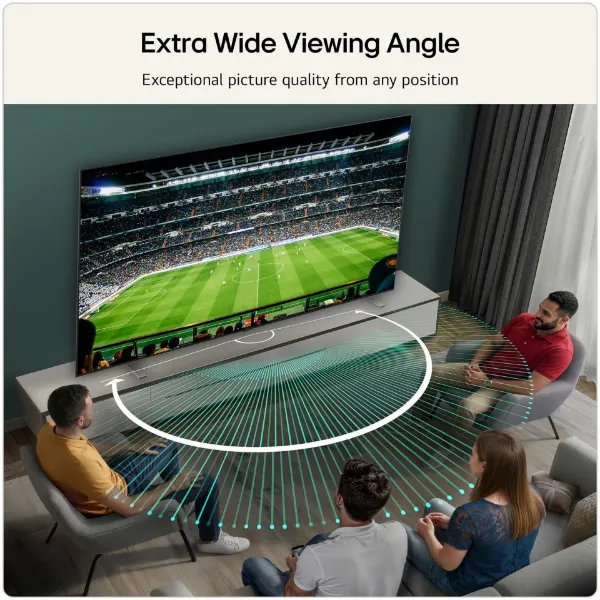 LG OLED83B6ELB.AEK 83" 4K OLED AI Smart TV_viewing angle