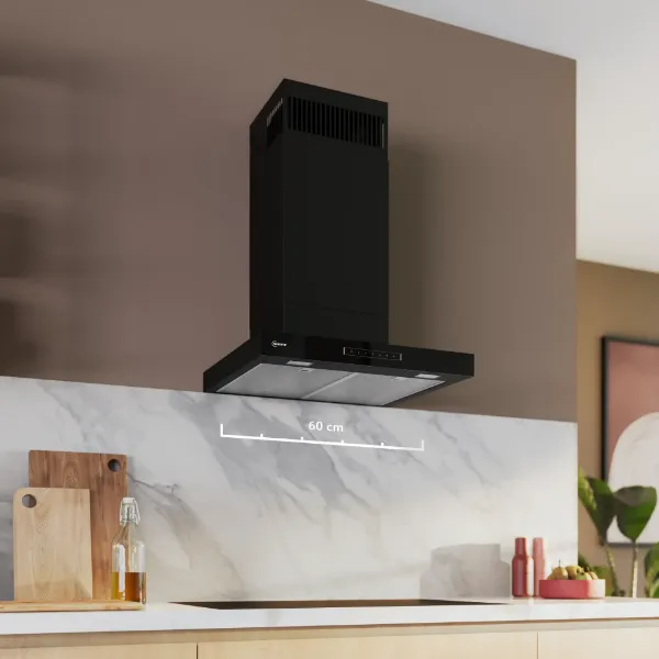 Neff D67BDN2S0B Wall-mounted Cooker Hood in Matt Black 