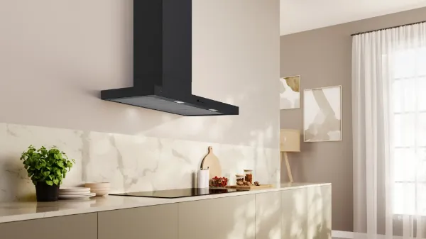 Neff D95BCC2S0B Wall-mounted Cooker Hood in Matt Black 