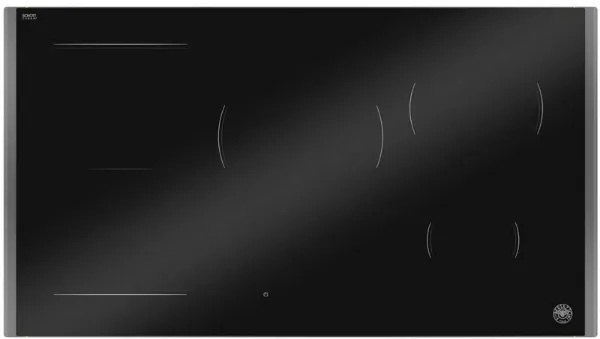 Bertazzoni P905I1M30CP Modern Series 90cm 5 Zone Induction Hob in Black with Carbon Trim
