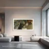 Samsung QE75LS03HWUXXU 75" 4K The Frame Pro Neo QLED 4K Vision AI Smart TV Art Mode & Wall Mount TV_room view