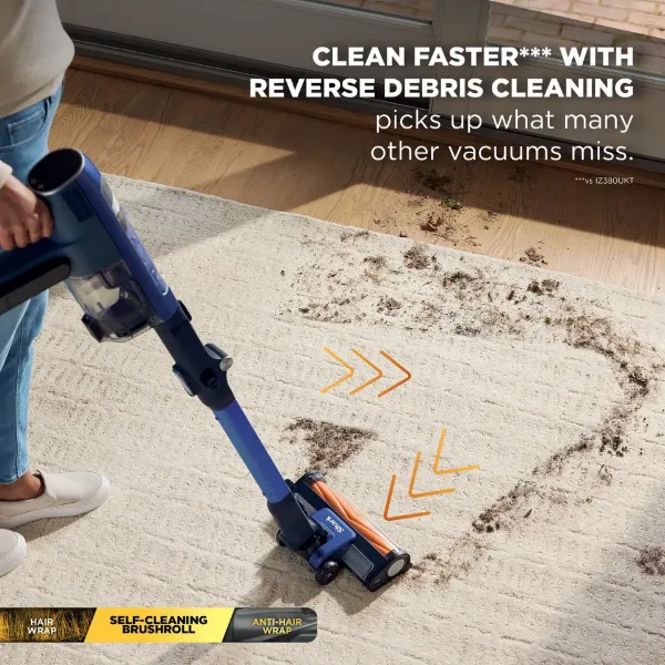 Shark IA3241UKT Phoenix AED Cordless Vacuum - Black_reverse debris cleaning