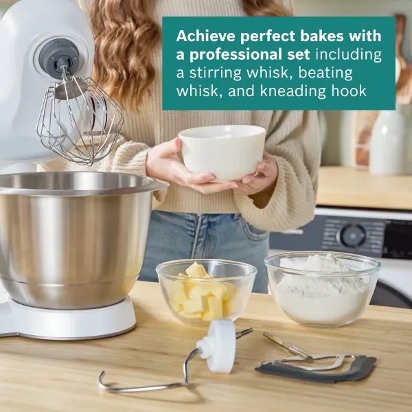 Bosch MUM5XW49GB, Stand mixer with scale White_contents