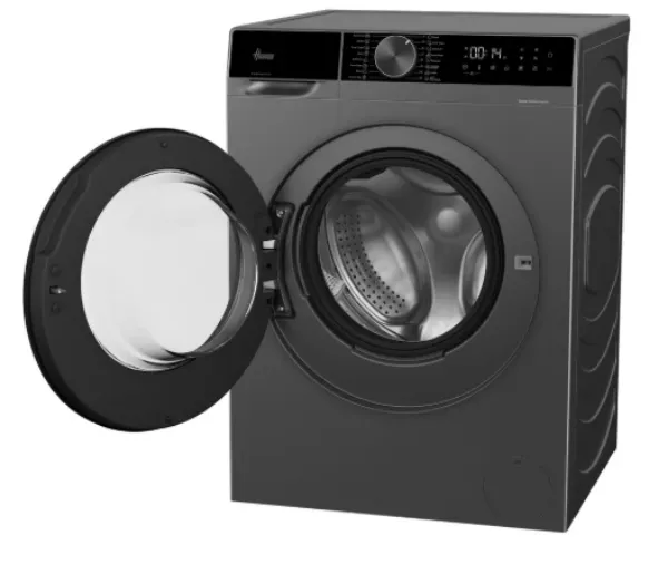 Hoover HGD 410B9GC-80 Washing Machine, 10kg, 1400 Spin, Grey, A Rated_open