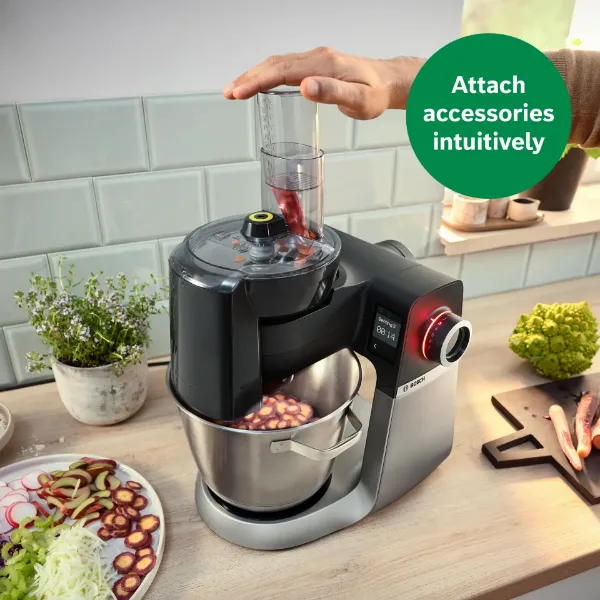 Bosch MUMS6ZM00G, Kitchen machine with scale Jet black matt_accessories