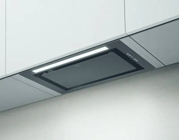 Elica LANE-60-BLK 60cm Chimney Cooker Hood in Black_main