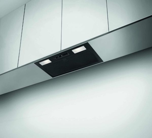 Faber Inca Smart C 70cm Black Integrated Canopy Cooker Hood_installed