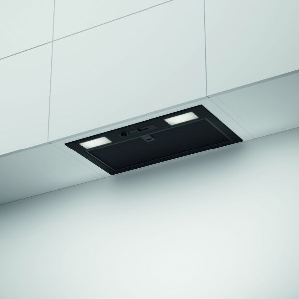 Faber Inca Plus HC 70cm Black Integrated Canopy Cooker Hood_front