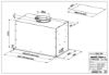 Faber Inca Lux 3.0 EVO X 52cm White Integrated Canopy Cooker Hood_dimensions
