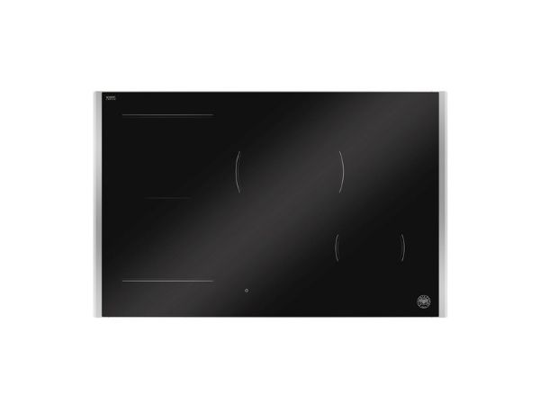 Bertazzoni P784I1M30XP Modern Series 78cm 4 Zone Induction Hob in Black with Stainless Steel Trim