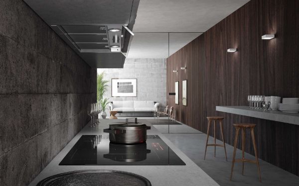 Faber In-Nova Smart Plus A90 90cm Integrated Cooker Hood_installed