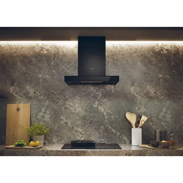 Haier HATS6CBS4B ID Clean Series - Wall Mounted - Black - 60cm_wall
