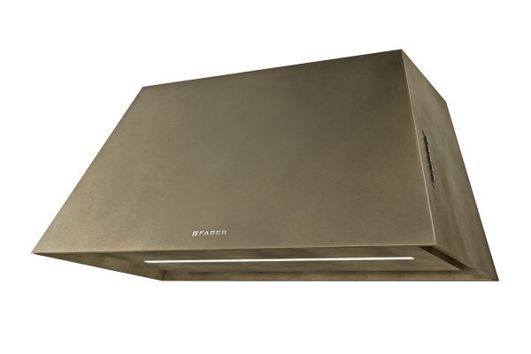 Faber Chloé EV8P A70 70cm Old Brass Wall Mounted Cooker Hood_front