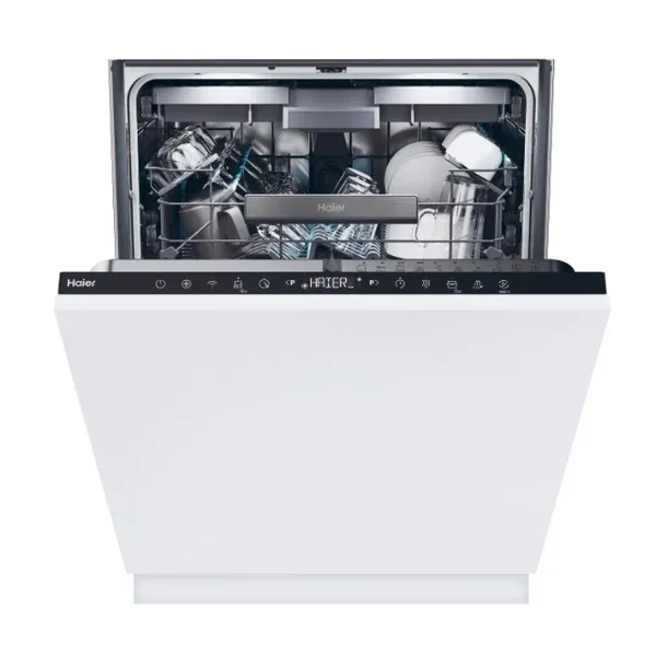 Haier XI 6C4S3FSB-80 Washlens Plus Integrated Dishwasher - 16 Place Settings_open