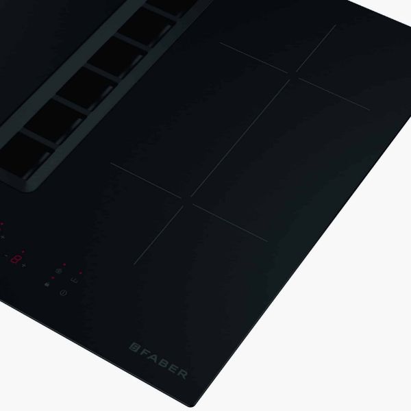 Faber Galileo Flow 60 A600 Ducted Only Black Glass Venting Induction Hob_corner