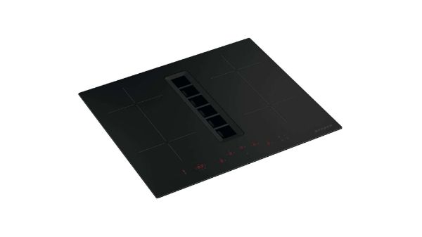 Faber Galileo Flow 60 F600 Recirculating Only Black Glass Venting Induction Hob_front