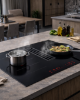 Faber Galileo Phantom F830 Recirculating Only Matt Black Venting Induction Hob_installed