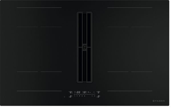 Faber Galileo XL A830 Recirculating Only Matt Black Vented Induction Hob_front