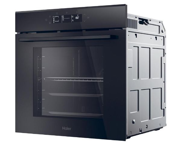 Haier H6 ID25G3HTB2 Built-In Electric Single Oven, Black, A++ Rated_side