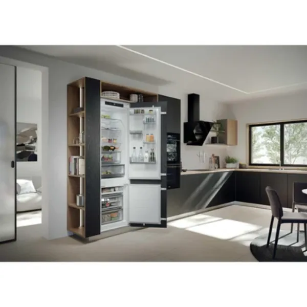 Haier HBQW5519EK-UK ID Titanium 2 Integrated Fridge Freezer - White - 284L_view