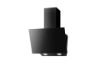 Faber Shadow 60cm Black Glass Wall Mounted Angled Cooker Hood_front