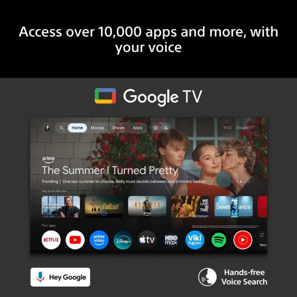 Sony K55S25M2PB.UKA 55" 4K BRAVIA 2 II Direct LED Google TV_voice control