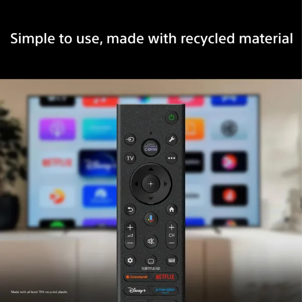 Sony K65S25M2PB.UKA 65" 4K BRAVIA 2 II Direct LED Google TV_remote