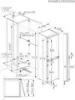 AEG NSC6L185ES 54.6cm 50/50 Built In Low Frost Fridge Freezer