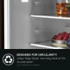 AEG NSC6L185ES 54.6cm 50/50 Built In Low Frost Fridge Freezer