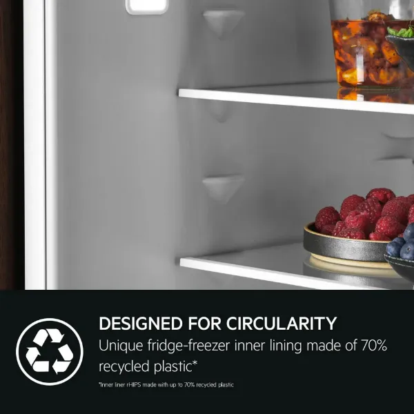 AEG NSC6L185ES 54.6cm 50/50 Built In Low Frost Fridge Freezer