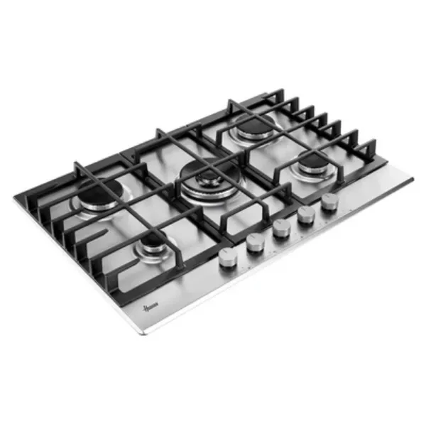 Hoover HGH75WC3X H-Hob 300 Gas Hob - Stainless Steel - 5 Rings_side