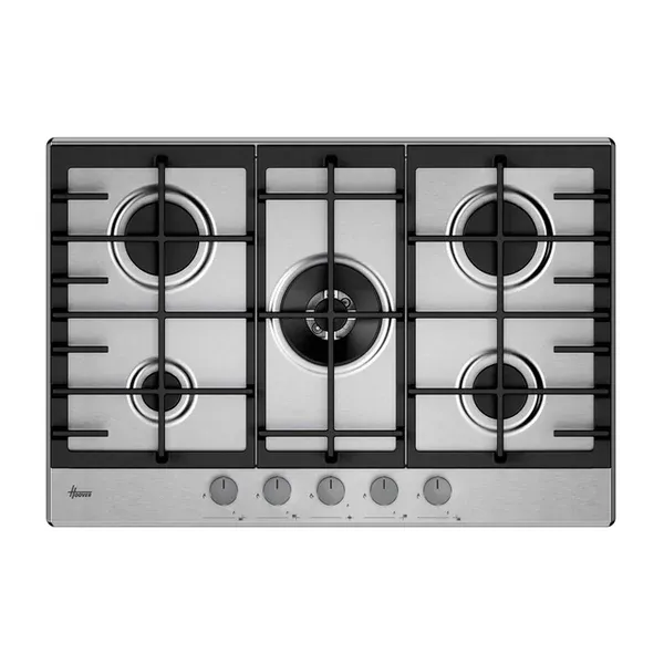 Hoover HGH75WC3X H-Hob 300 Gas Hob - Stainless Steel - 5 Rings_main