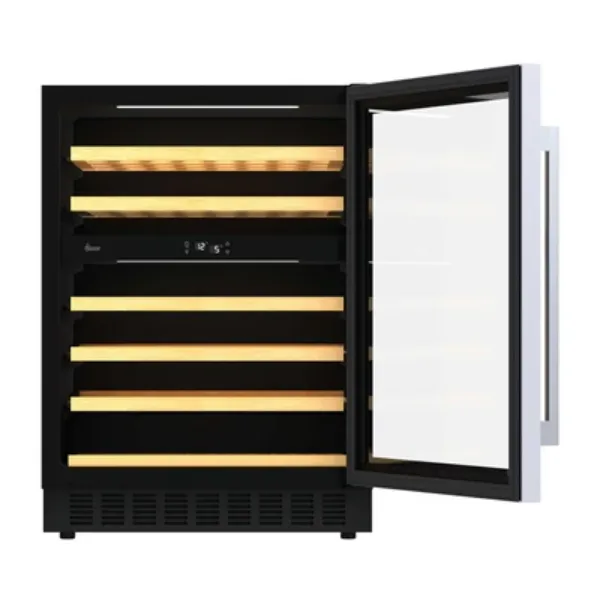 Hoover HWCB 60 UK/N H-Wine 700 Wine Cooler - Black - 46 Bottles_open